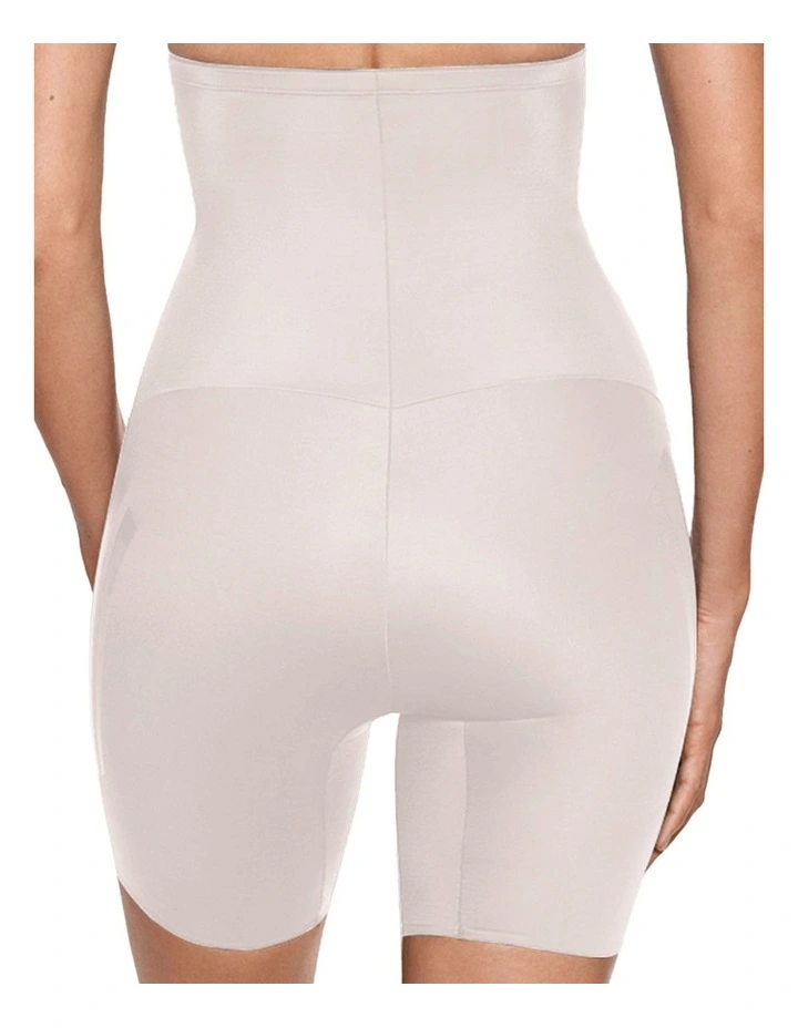 Extra High Waist Thigh Shaper in Warm Beige