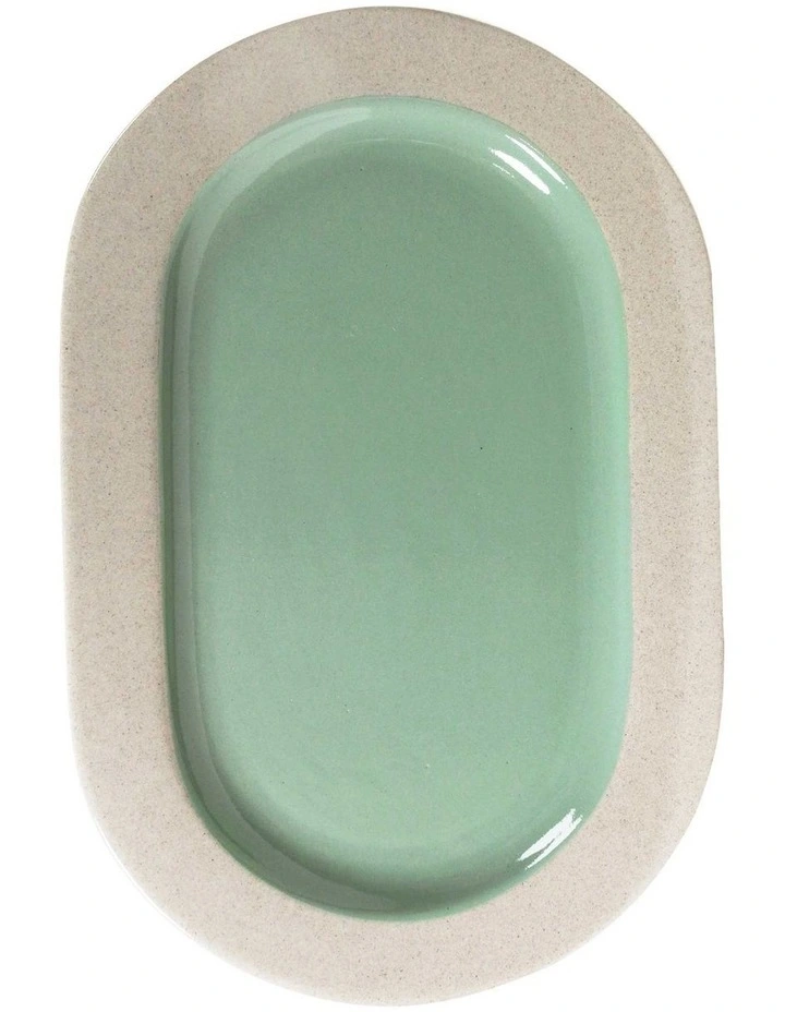 Swatch Oval Platter 28cm x 25cm in Bracken
