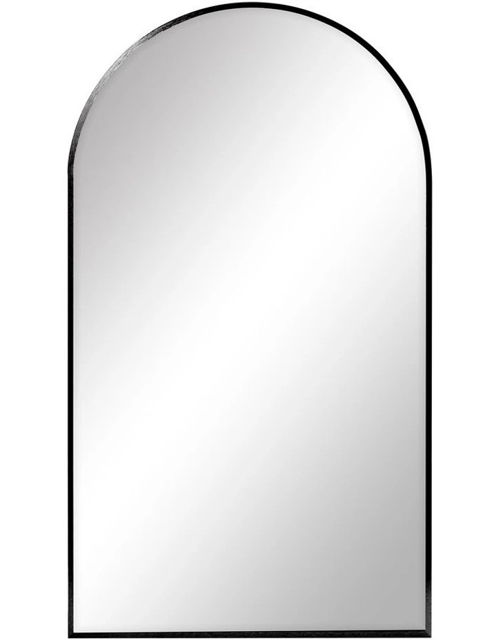 Naomi Arched Wall Mirror 80cm in Black
