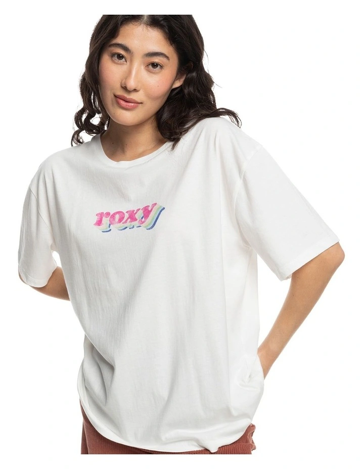 Sand Under The Sky Oversized T-shirt in Snow White