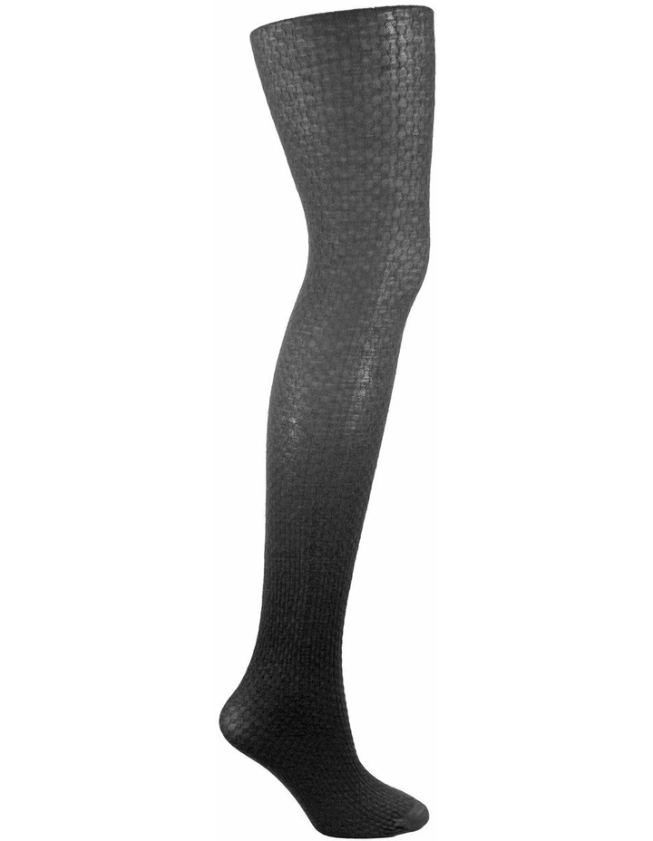 Superfine 70D Merino Texture Tights in Black
