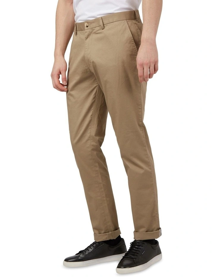 Slim Stretch Chino in Stone