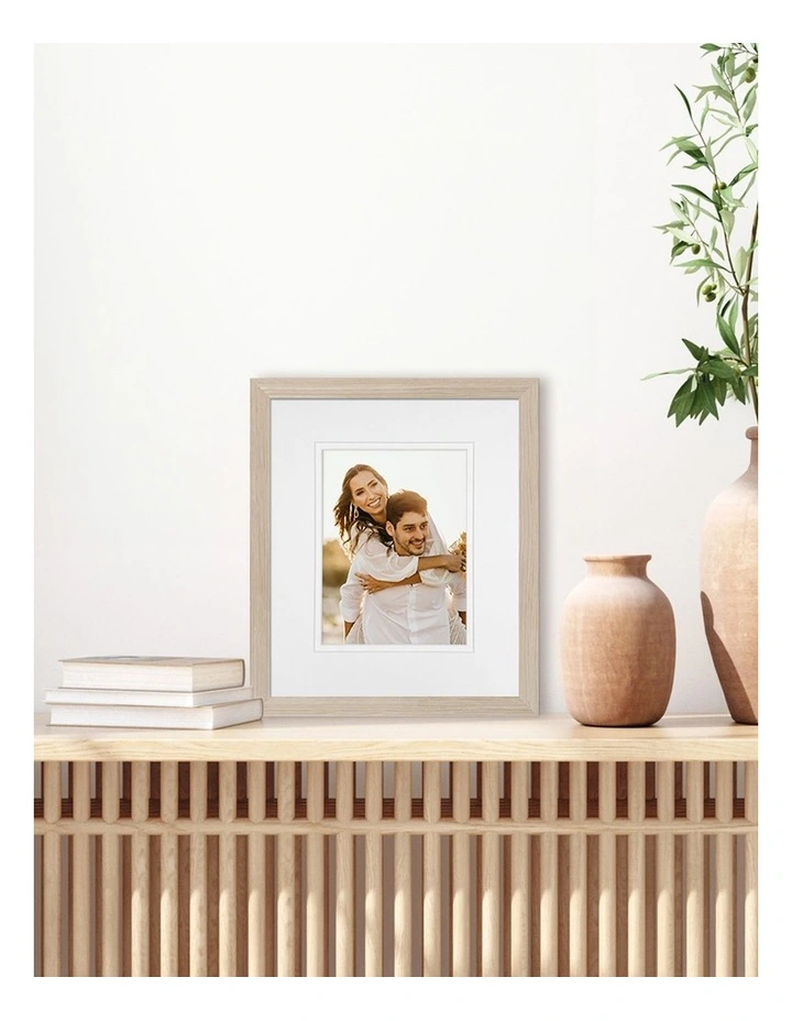 Australia Made Timber Photo Frame 10x12/6x8 in Polar Birch