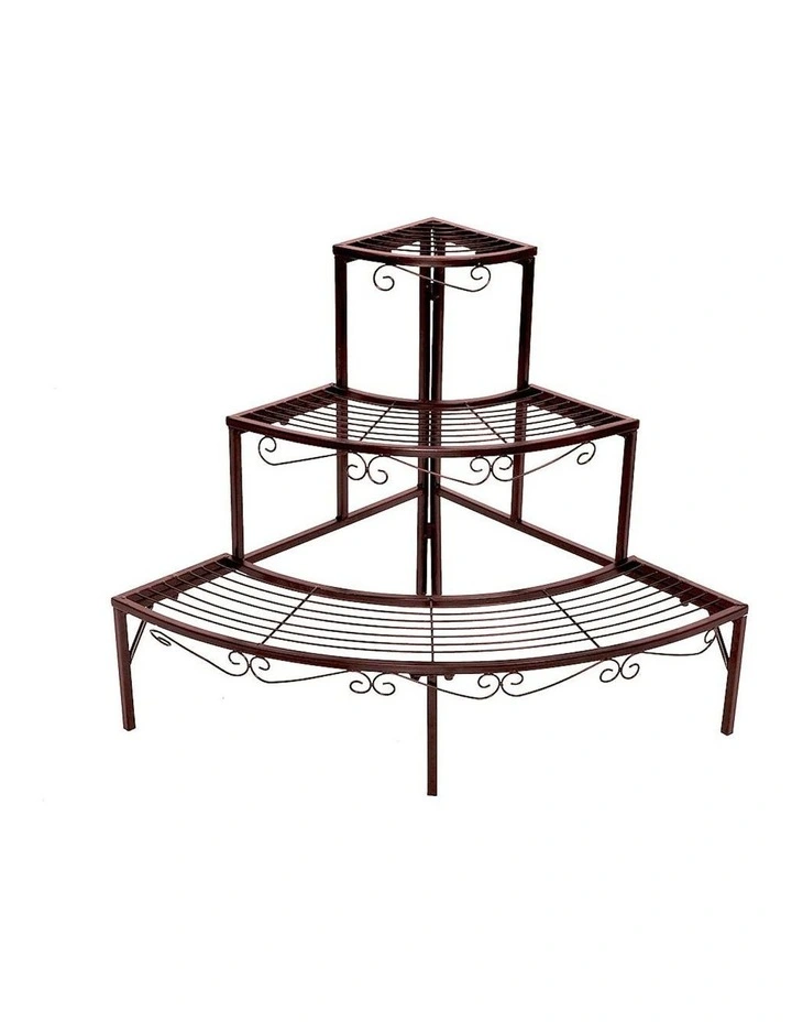 Outdoor Indoor Plant Stand in Brown