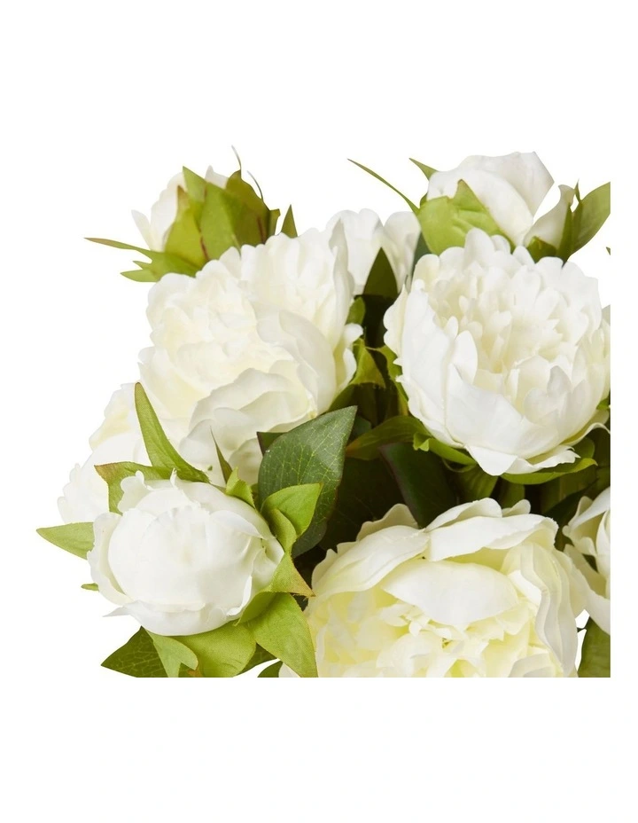 Peony-Allira Vase 36cm in White