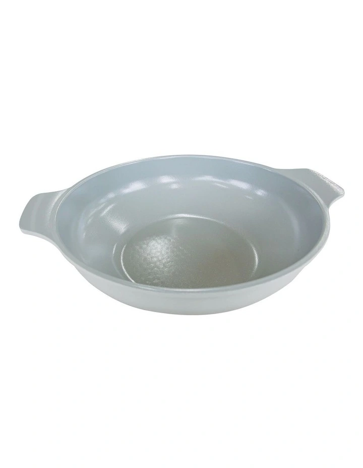 Koman Shinewon Vinch IH Non-stick Titanium Two Hands Wok 28cm in Grey