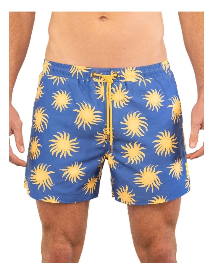 Sun Seeker Swim Shorts in Navy