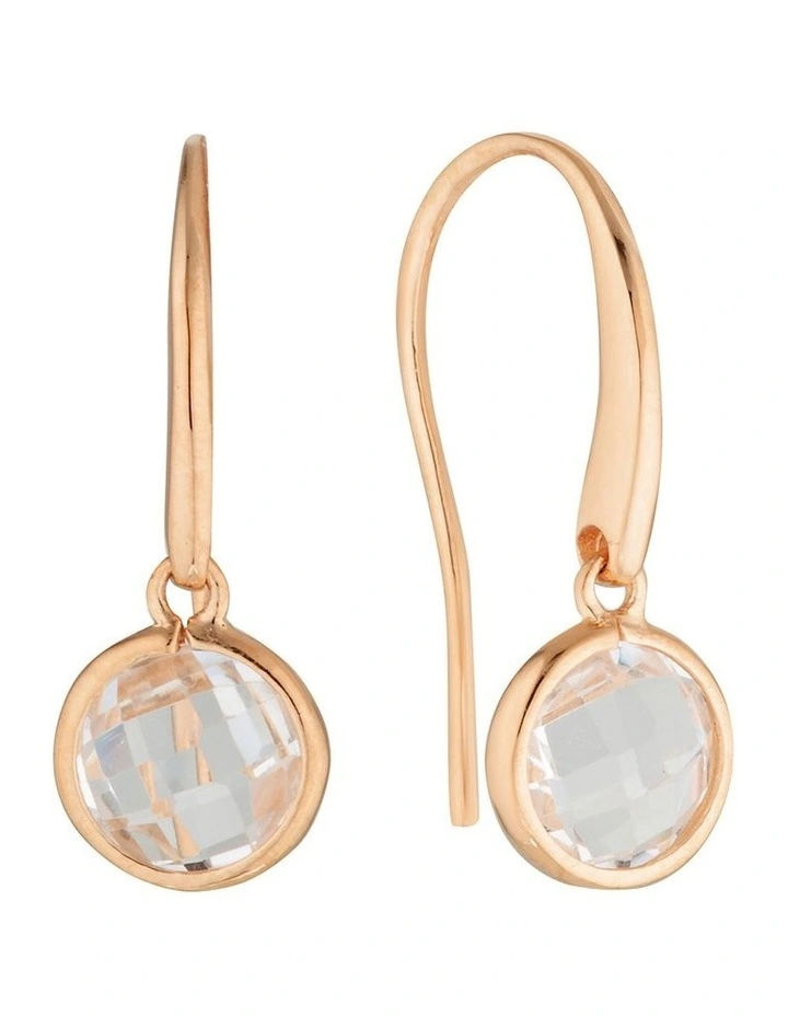 Lucent Rose Gold Small Hook Earring