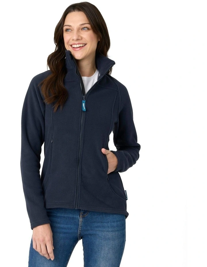 Avoir Fleece Jacket in Navy