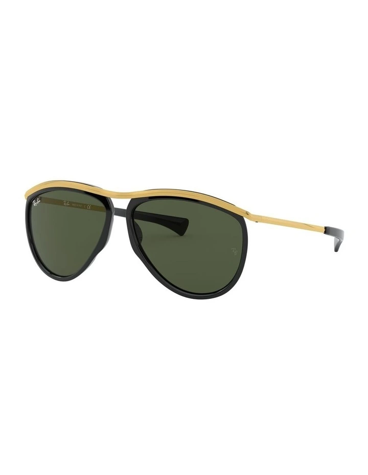 Aviator Olympian Black RB2219 Sunglasses
