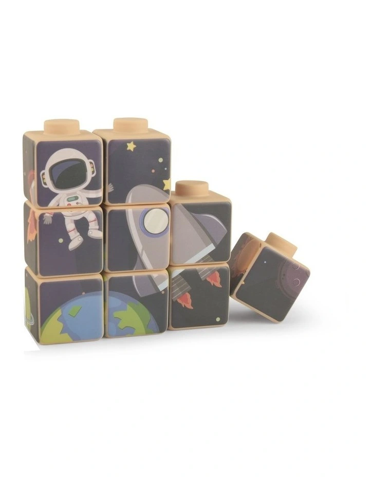 4-in-1 Outer Space Soft Puzzle Blocks