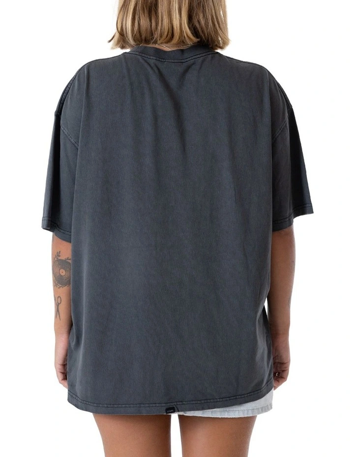 Self Hypnosis Oversized Tee in Merch Black