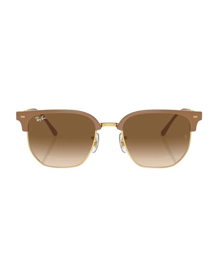 New Clubmaster Sunglasses in Beige