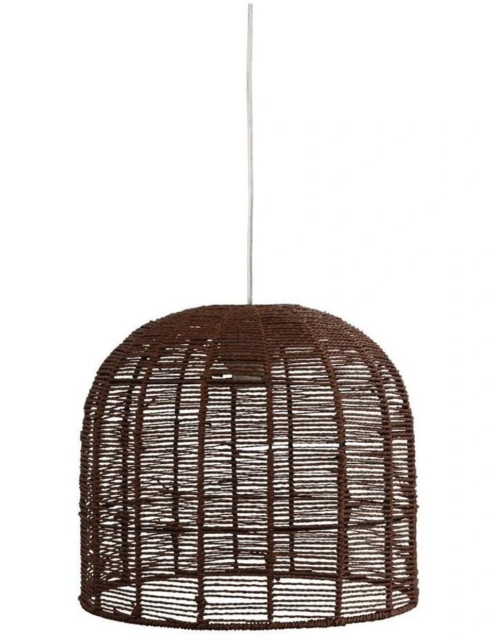 Poppa Hand Woven Shade Brown