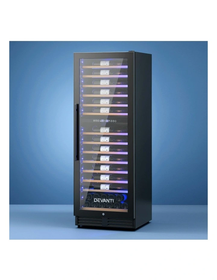 Wine Cooler Fridge Dual Zone 128 Bottles