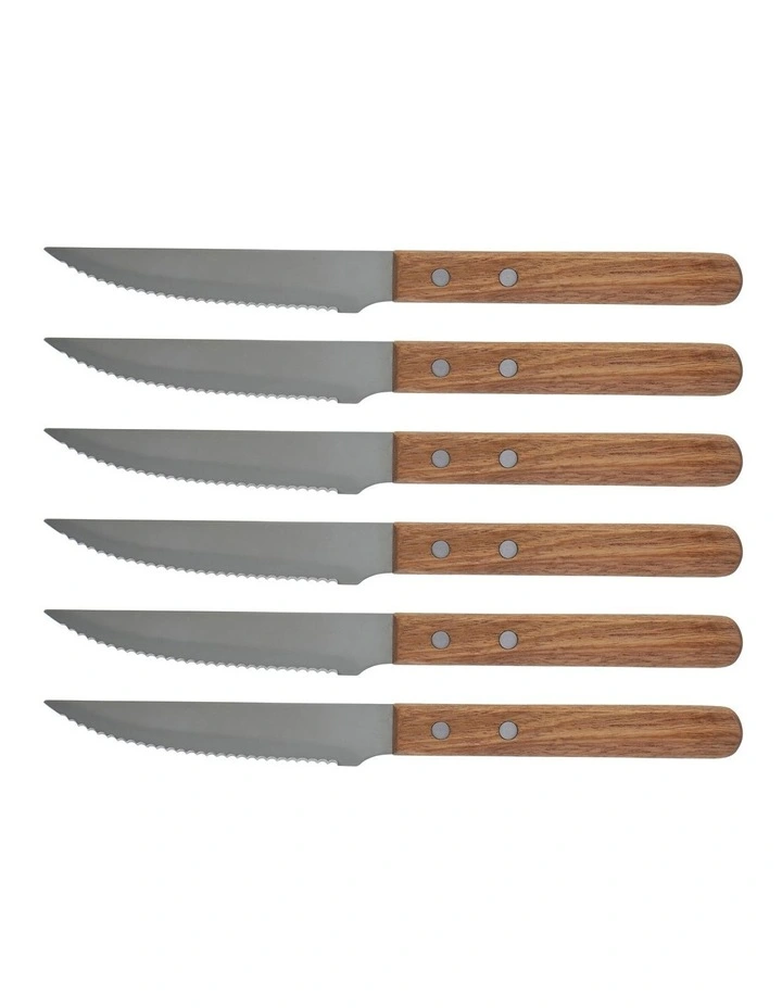 Industry Steak Knife 6 Pack in Natural