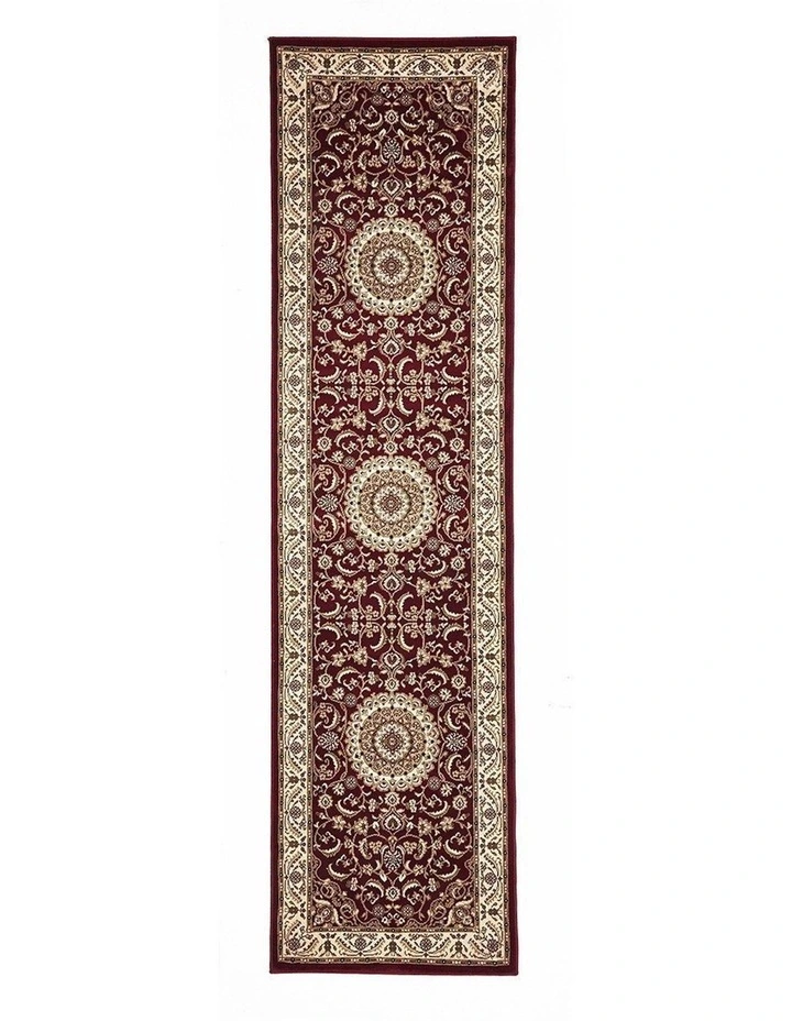 Sydney Medallion Rug in Red