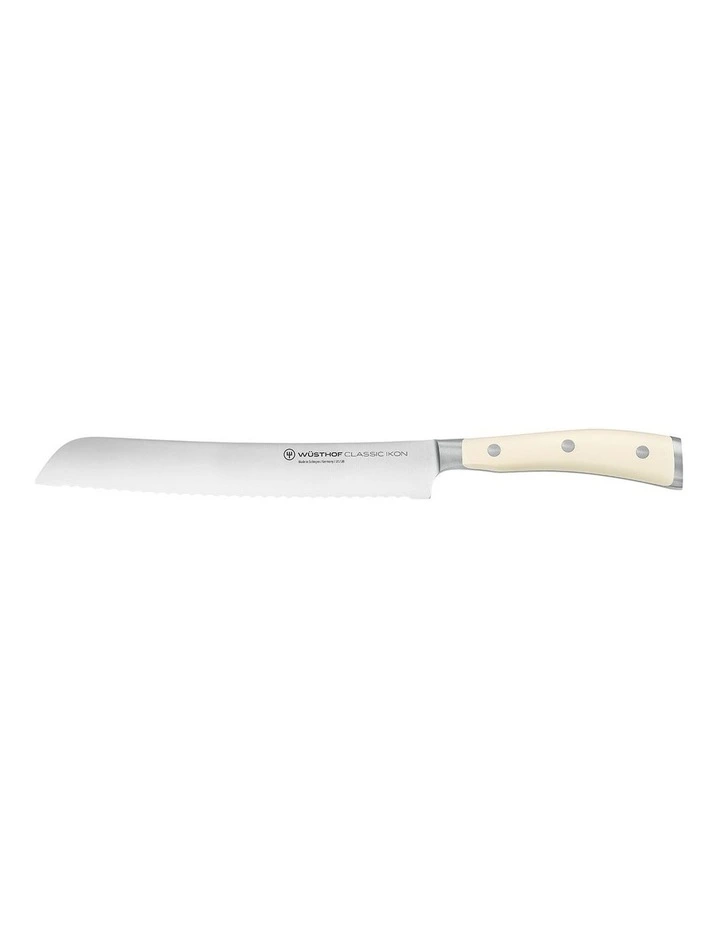 Classic Ikon Creme Bread Knife 20cm
