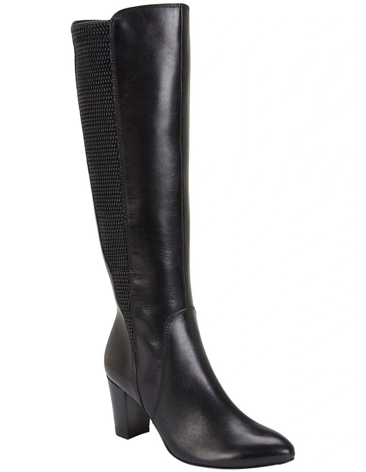 Knight Black Hi Shine Boots