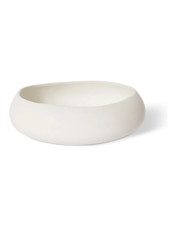 Mora Bowl 32x31x10cm in White