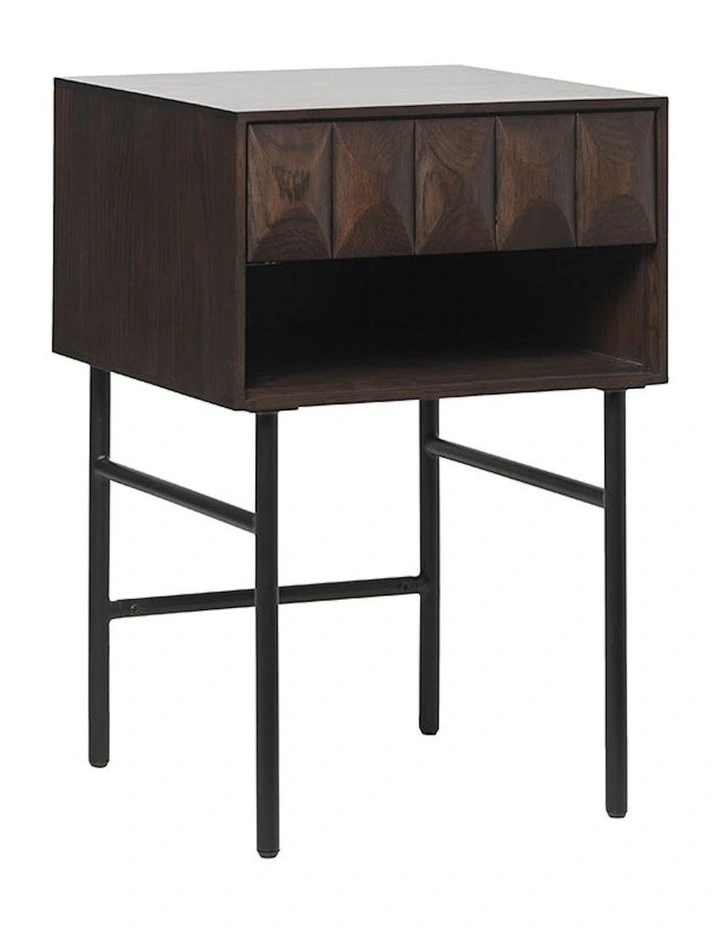 Latina Side Table in Brown/Black