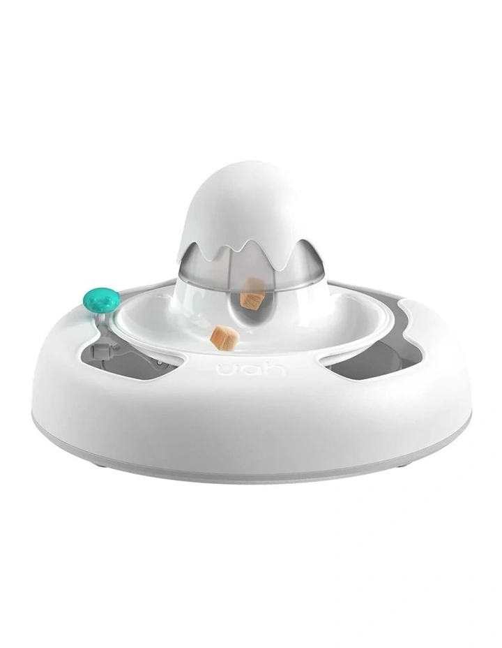Yummy Bug Interactive Cat Treat Toy 24cm in White