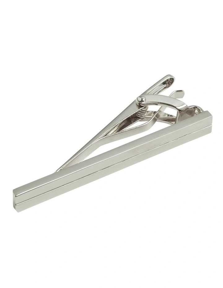 Burnham Tie Clip in Silver
