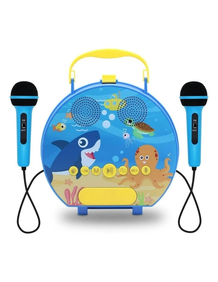 Portable Karaoke with Two Microphones