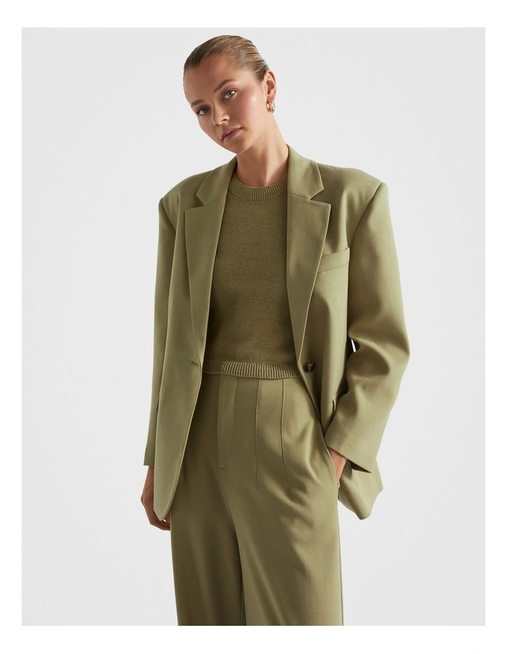 Oversized Blazer in Pistachio