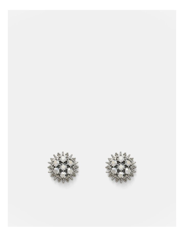 Raze Stud Earrings in Silver