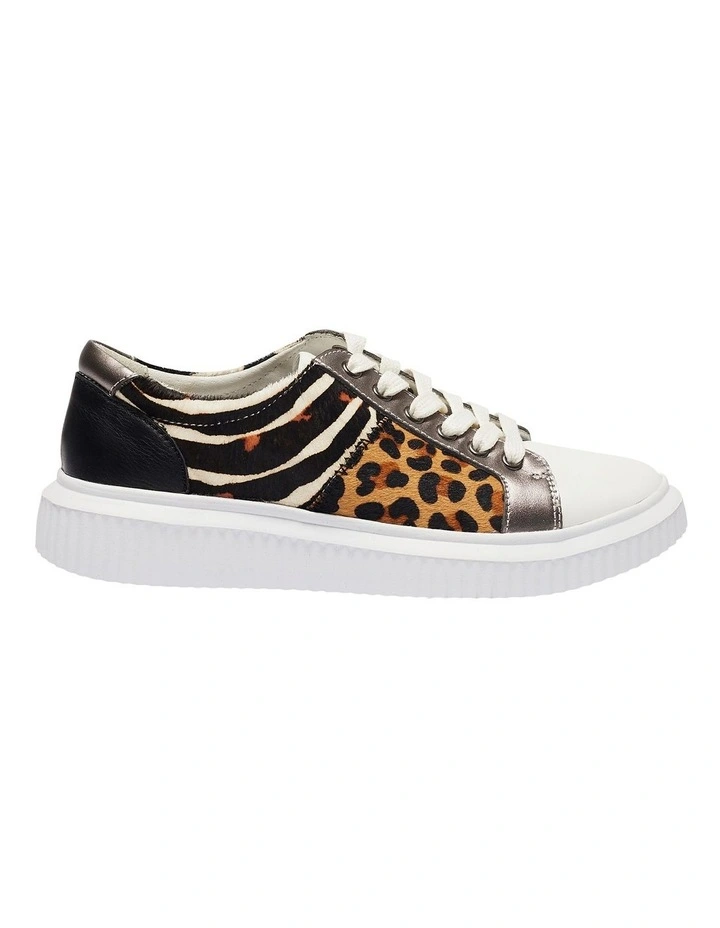 Tangent White/Leopard Multi Sneakers