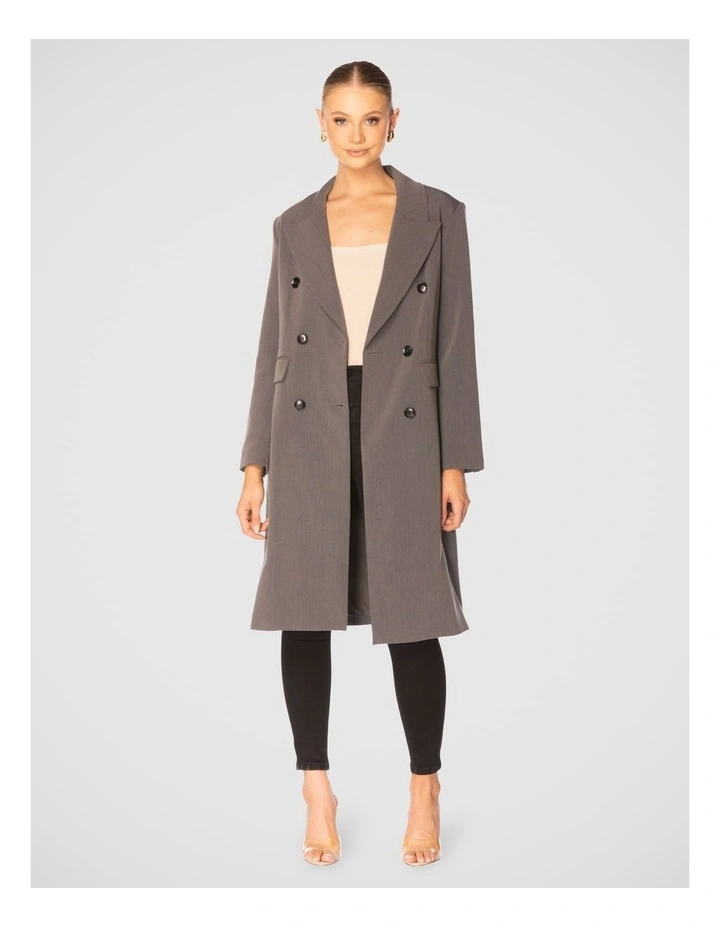 Zoela Coat in Grey