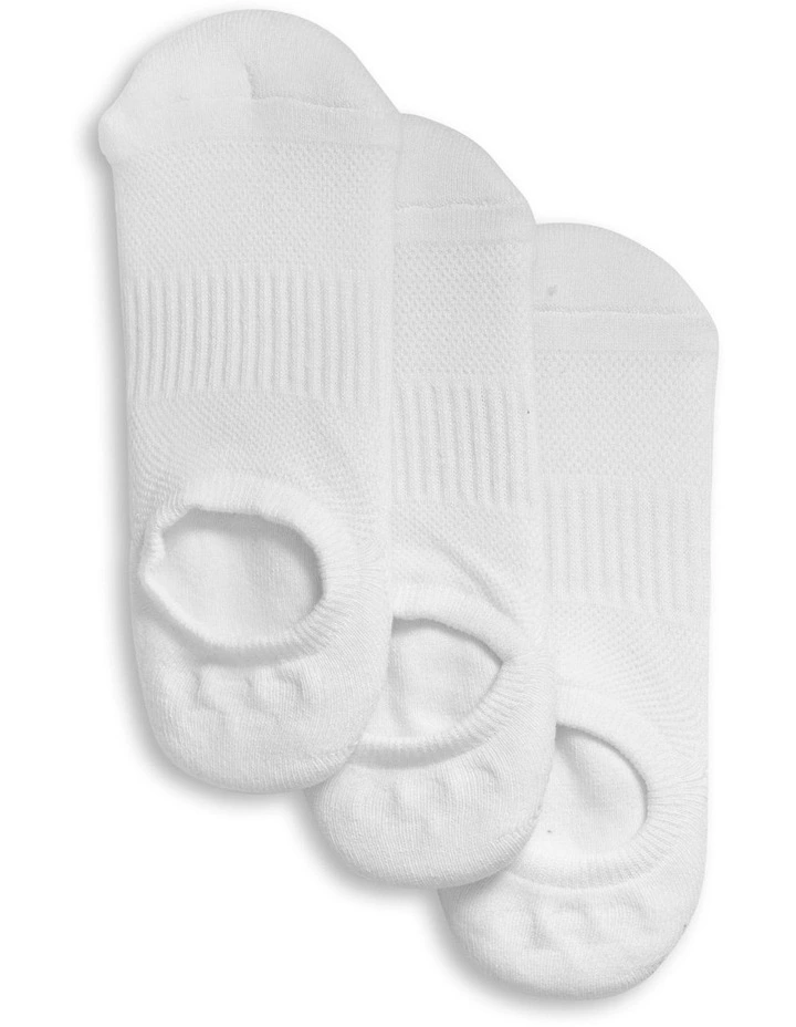 No Show Cushioned Casual Socks 36 Pack in White