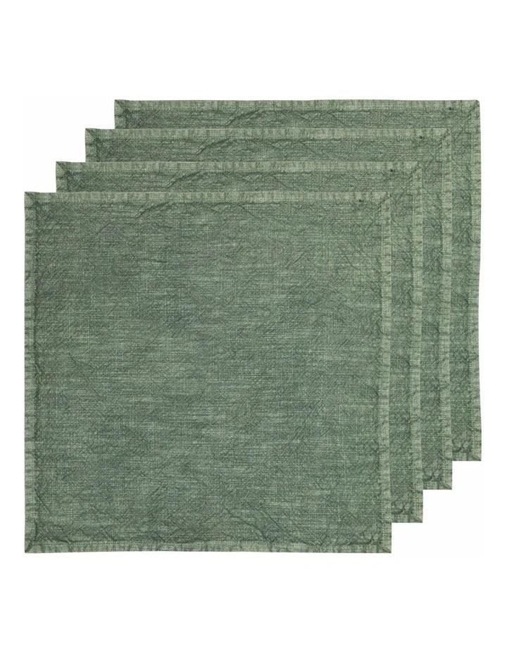 Gibson Napkin 4 Pack in Moss