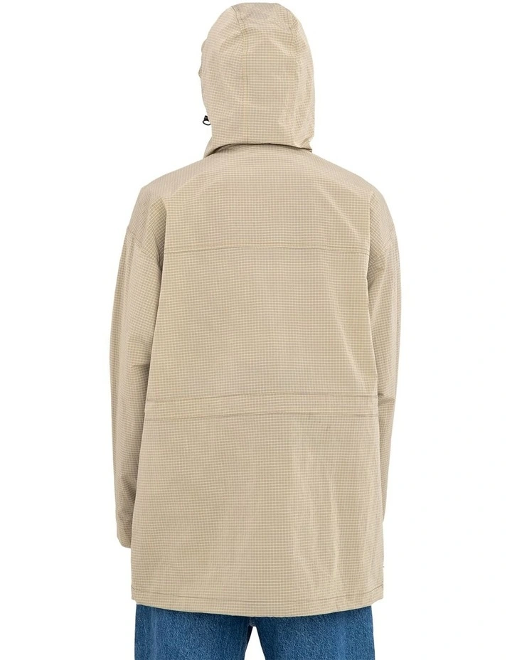 Trekka Hooded Parka Jacket in Beige