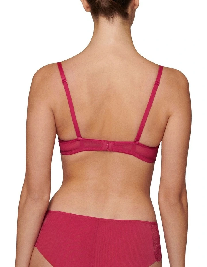 Exotica Full Cup Plunge Bra in Pink