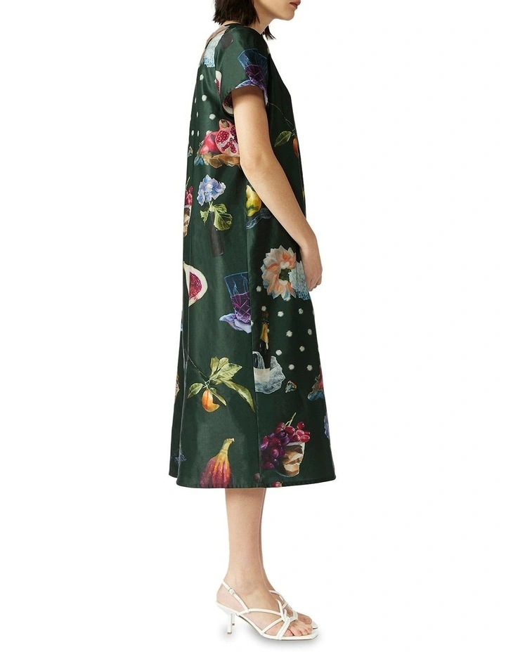 Keegan Short Sleeved Dress in Multi