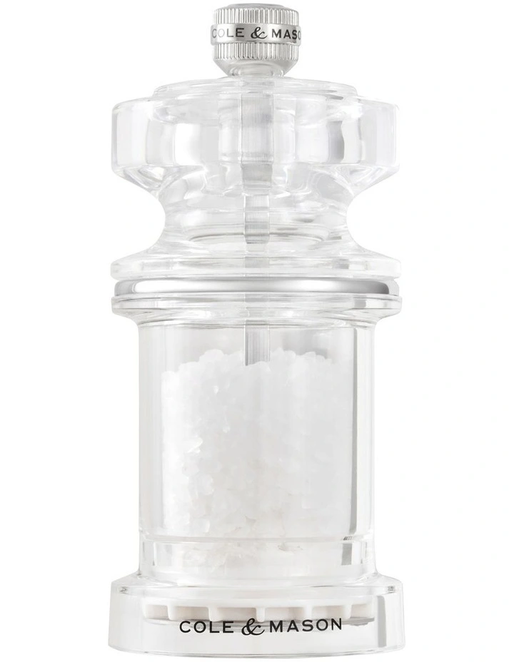 675 Acrylic Salt Mill 118mm in Clear