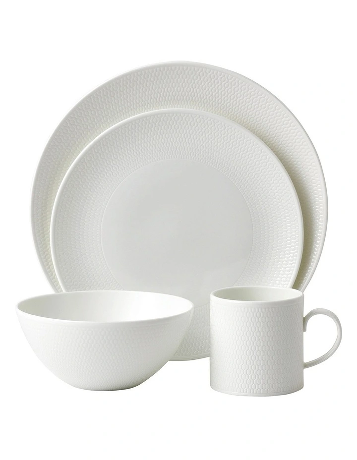 Gio 16pc Place Setting Set White