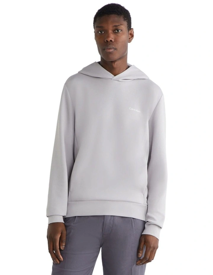 Micro Logo Repreve Hoodie in Grey