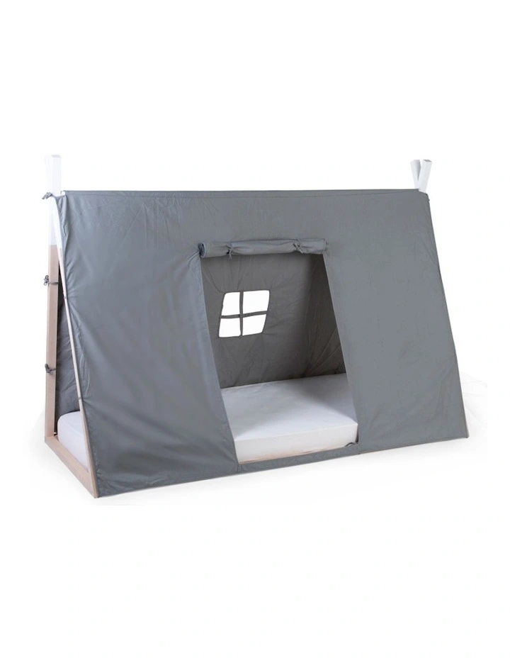 Tent Cover Nursery Bed in Grey