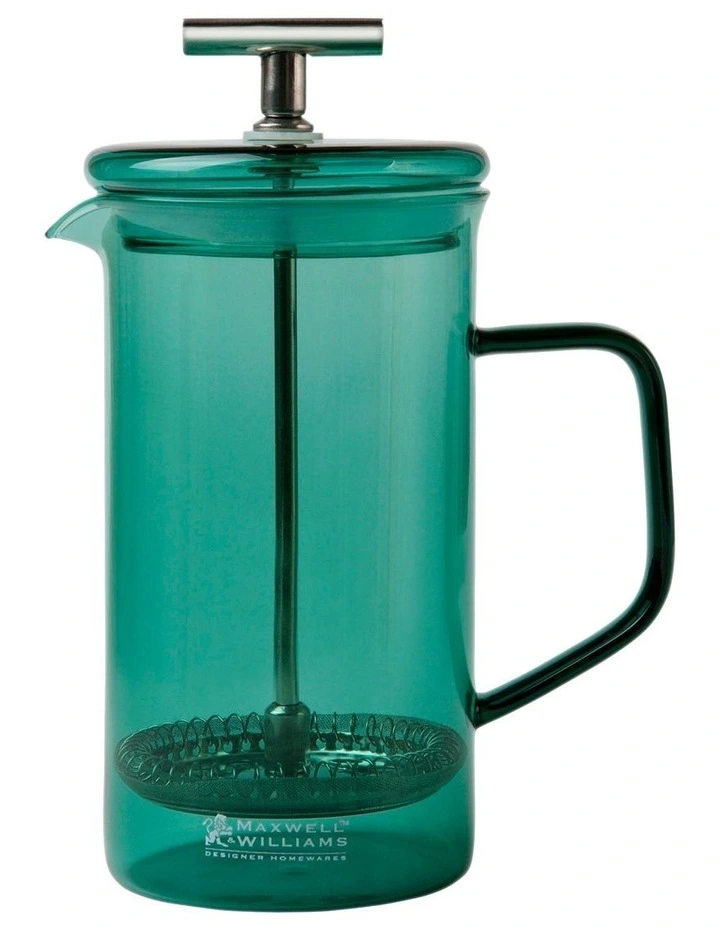 Gift Boxed Blend Sala Glass Plunger 350ml in Forest