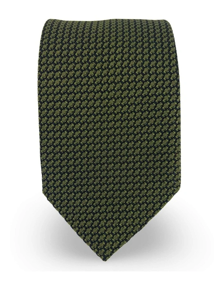 Grenadine Weave Tie in Khaki
