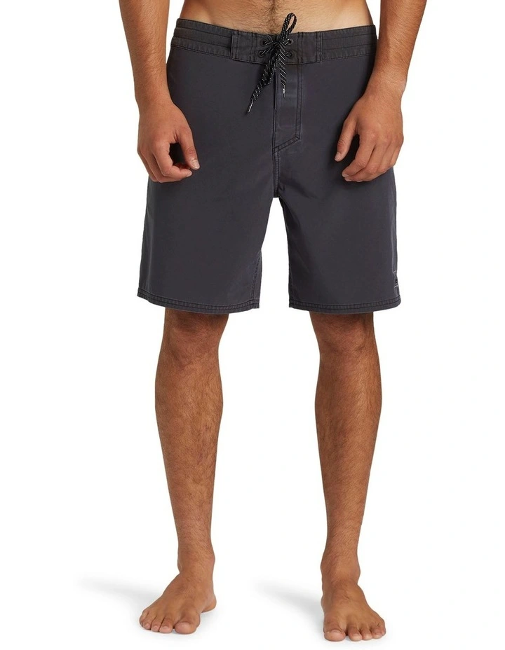 Surf Silk Street Trunk 18" Boardshorts in Black