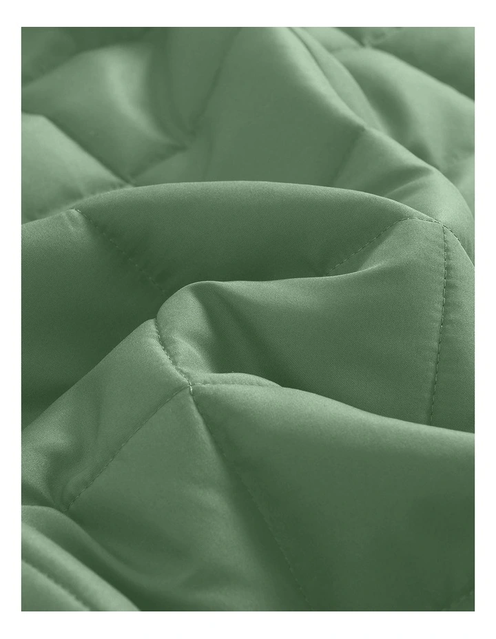 Queen Coverlet Set 3 Piece in Sage