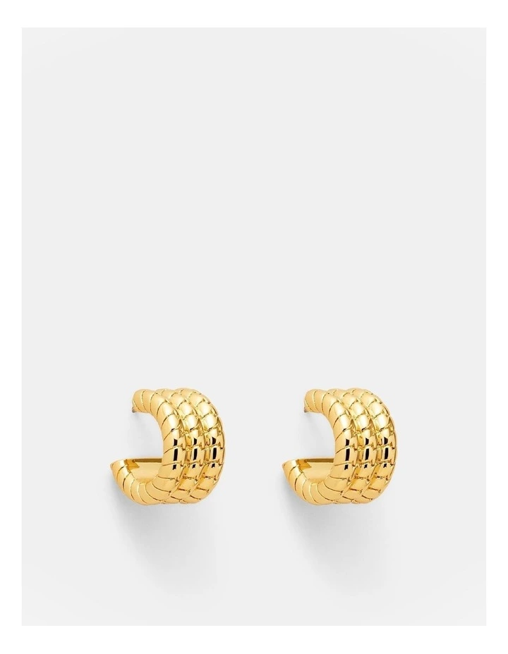 Serenno Small Hoop Earrings in Gold