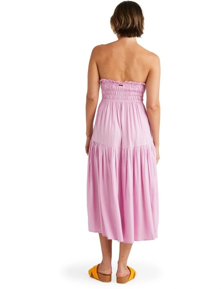 Stella Midi Dress in Lilac