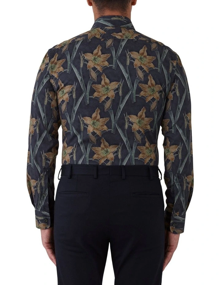 Prahran Modern Fit Shirt in Denim