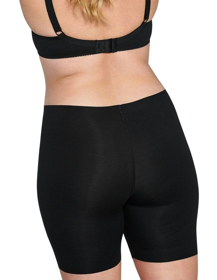 Cotton & Modal Long Leg Boxer Brief in Black