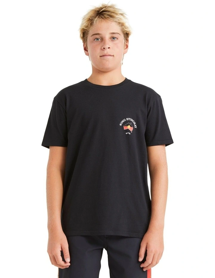 King Stingray Australia T-shirt in Black